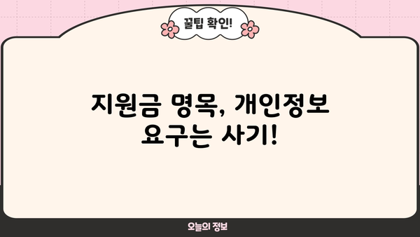 코로나19 대출·생계 지원금 보이스피싱, 이렇게 피하세요! | 보이스피싱 예방 가이드, 피해 사례, 주의 사항