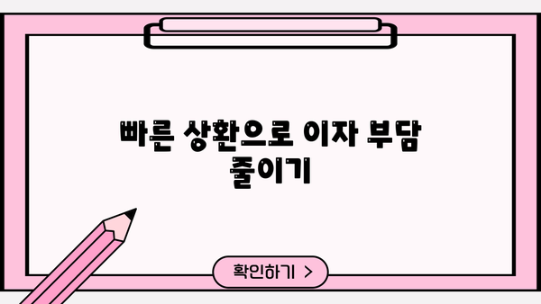 대출 받고 바로 갚으면 좋은 점 | 빠른 상환, 신용점수 향상, 이자 부담 완화