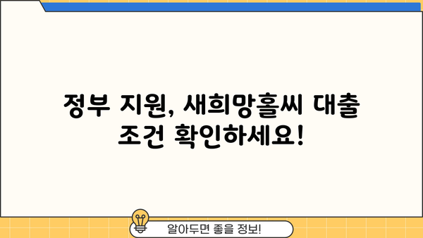 신한은행 새희망홀씨 대출, 정부 지원 조건 & 한도 & 금리 상세 가이드 | 금융, 서민금융, 대출 정보