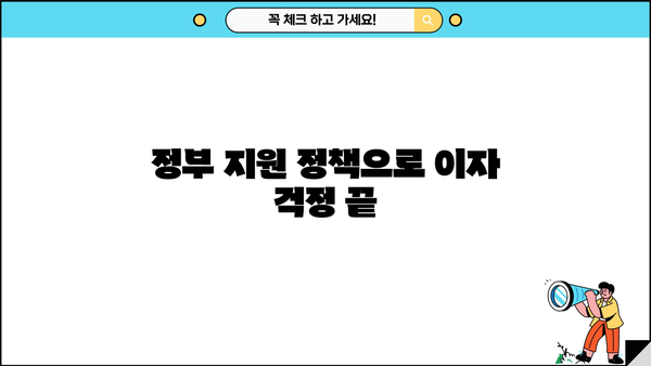 대출 이자 부담 줄이는 방법| 이자 지원 정책 총정리 | 대출, 금리, 금융 지원, 정부 지원