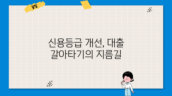 대출 갈아타기 신용등급| 나에게 맞는 조건, 어떻게 찾을까? | 신용등급 개선, 금리 비교, 대출 갈아타기 성공 전략