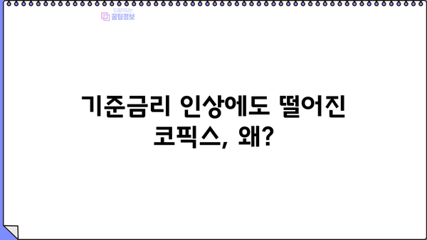 대출금리 인하 시작?! 1년 만에 코픽스(COFIX) 하락! 기준금리 인상에도? | 대출금리 변동, 금리 인하, 코픽스, 기준금리, 대출 정보
