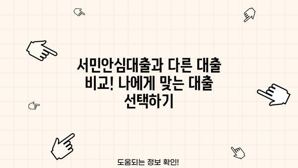 서민안심대출 완벽 가이드| 조건, 한도, 금리, 신청 방법 총정리 | 서민금융, 대출 정보, 신용대출