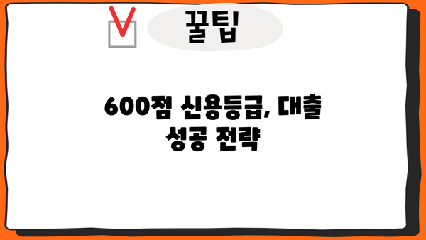 6등급 무직자, 소액대출 가능할까요? | 600점 신용등급, 대출 성공 전략
