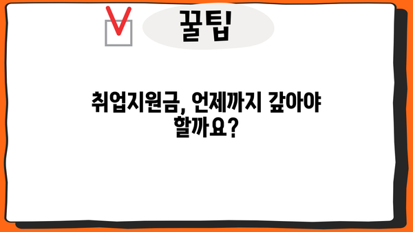 근로복지공단 국민기초생활보장수급자 취업지원금 상환 기간| 자세히 알아보기 | 상환 조건, 기간, 면제 혜택