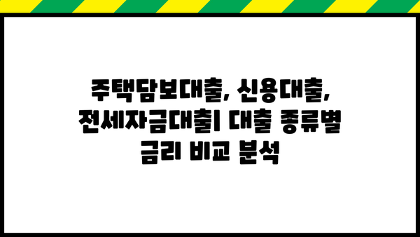 2023년 하반기 주요 은행 대출금리 통계 비교 분석 | 금리 변동 추이, 대출 종류별 비교, 금리 인하 전망