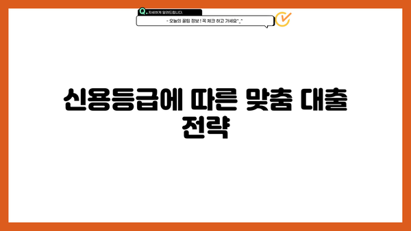대출 상담사가 알려주는 나에게 맞는 대출 찾는 방법 | 대출 비교, 금리, 조건, 신용등급, 추천
