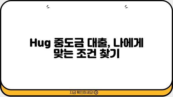 Hug 중도금 대출, 이렇게 알아보고 준비하세요! | 주택 매매, 중도금 대출, 금리 비교, 대출 조건