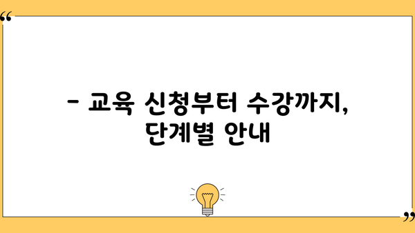 실업급여 1차 실업인정 교육, 인터넷으로 간편하게 신청하세요! | 실업급여, 교육, 온라인 신청, 방법