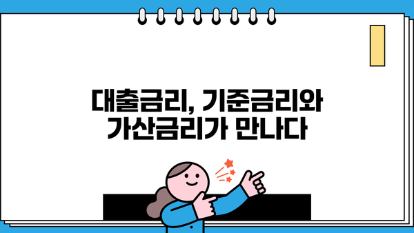 대출금리 가산금리 이해하기| 나에게 적용되는 금리는 얼마일까요? | 대출, 금리, 가산금리, 계산, 비교