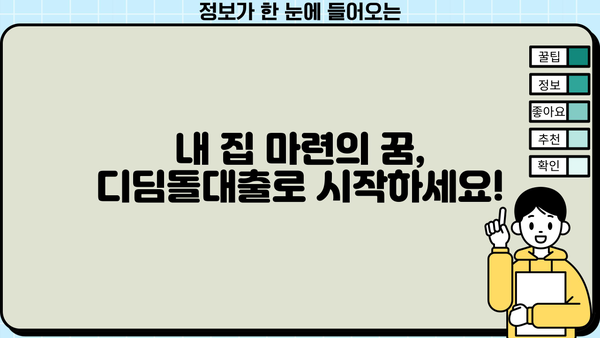 국민은행 내집마련 디딤돌대출 완벽 가이드| 자격, 한도, 금리, 최신 정보 | 주택담보대출, 부동산, 금융