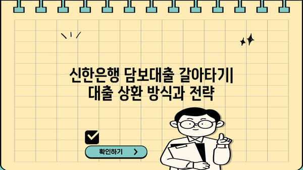 신한은행 담보대출 갈아타기| 코픽스 vs 금융채, 나에게 유리한 조건은? | 금리 비교, 대출 상환, 전문가 분석