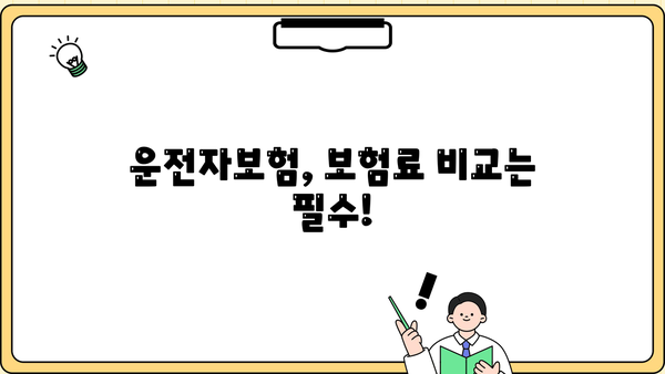 운전자보험 가입 전 꼭 알아야 할 7가지 주의사항 | 보험료 비교, 면책 조항, 특약, 보상 범위