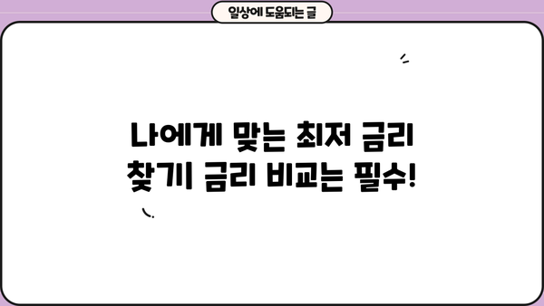 대출 받기 전 꼭 알아야 할 핵심 키워드 | 금리 비교, 신용등급, 대출 조건, 성공 전략