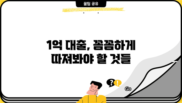 1억 대출, 직장인 무직자 상관없이 받는 방법| 성공적인 대출 전략 가이드 | 1억 대출, 대출 조건, 신용대출, 무직자 대출