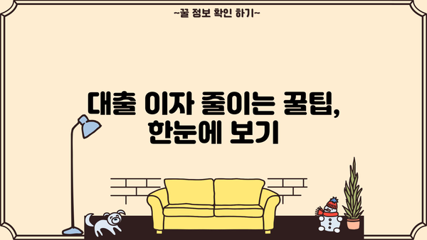 대출 이자 납부 꿀팁| 더 똑똑하게 이자 줄이는 방법 | 대출 상환, 이자 계산, 금리 비교, 부채 관리