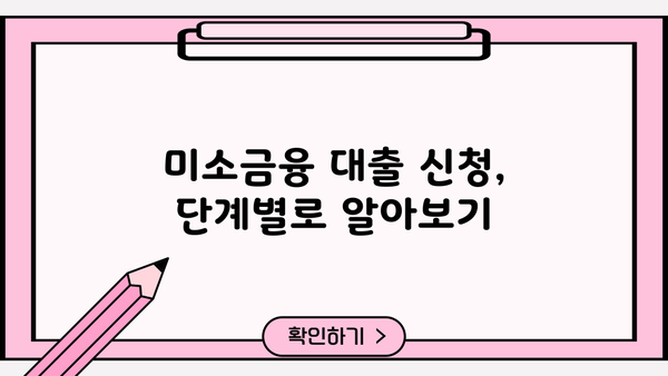 미소금융 창업자금 대출 신청 가이드| 단계별 방법과 난이도 분석 | 창업 지원, 사업 자금, 대출 조건, 성공 전략