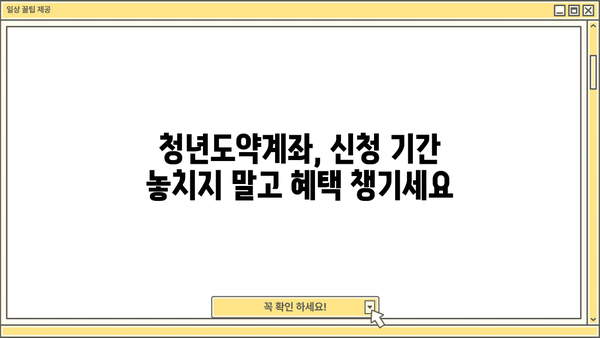 청년도약계좌 3년 만기, 금리·조건·신청기간 총정리 | 환승·중도해지까지 완벽 가이드