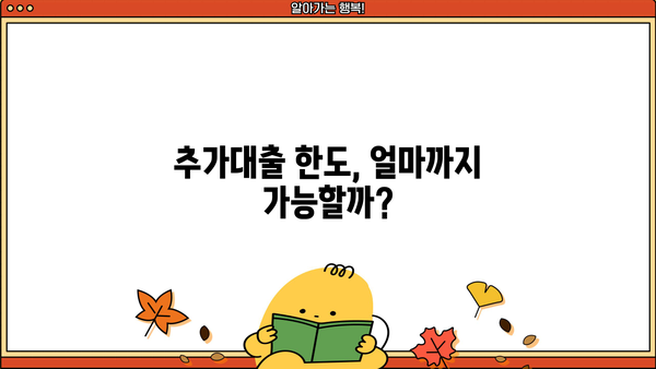 아파트 담보 추가대출, 필요한 서류부터 승인 절차, 금리, 한도까지 완벽 가이드 | 주택담보대출, 추가대출, 대출 조건, 금융 정보