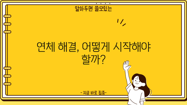 대출 연체 기록, 어떻게 관리해야 할까요? | 신용 관리, 연체 해결, 금융 정보