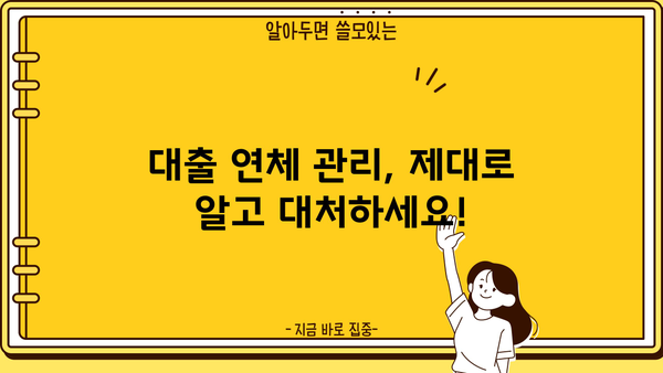 대출 연체, 이제 걱정하지 마세요! | 연체 해결 솔루션, 대출 연체 관리 가이드, 연체 이자 계산, 연체 해결 방법
