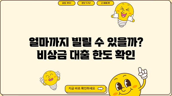 카카오뱅크 비상금 대출, 조건부터 이자 계산까지 한번에 알아보기 | 비상금 대출, 금리, 한도, 신청 방법
