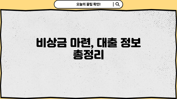 100만원 이상 소액 생계비 대출, 서민금융진흥원 말고 어디서 받을까? | 비상금 마련, 대출 정보, 금융 상담