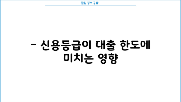 근로자 대출 한도, 내가 받을 수 있는 금액은 얼마일까요? | 대출 한도 확인 방법, 신용등급, 대출 조건