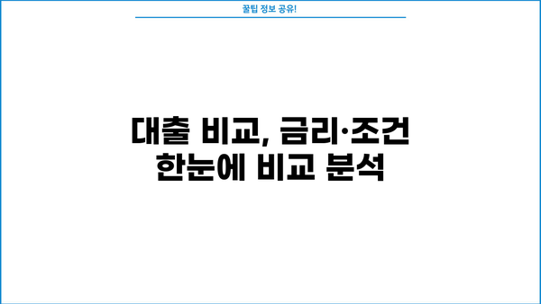 나에게 맞는 대출 찾기| 대출 상담 가이드 | 대출 비교, 금리, 조건, 신청